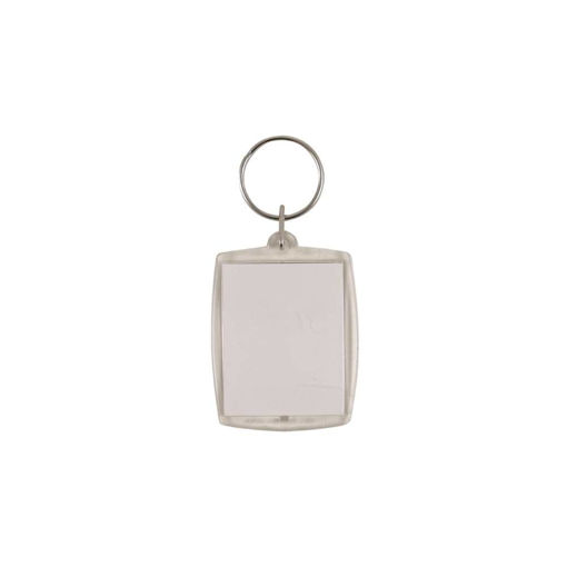 Picture of CLEAR PHOTO HOLDER KEYCHAIN 3.5CM X 4.5CM